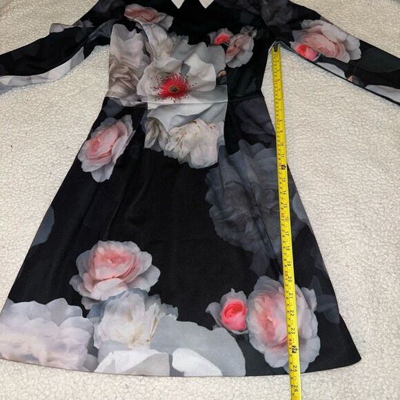 Ted Baker Kaleesa Chelsea Collared Flower Dress Size 1 (XS) EUC - Picture 14 of 16